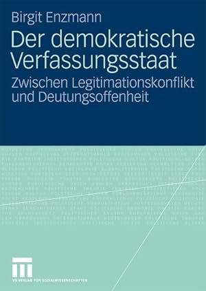 Seller image for Der demokratische Verfassungsstaat for sale by BuchWeltWeit Ludwig Meier e.K.