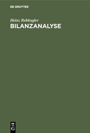 Seller image for Bilanzanalyse for sale by BuchWeltWeit Ludwig Meier e.K.