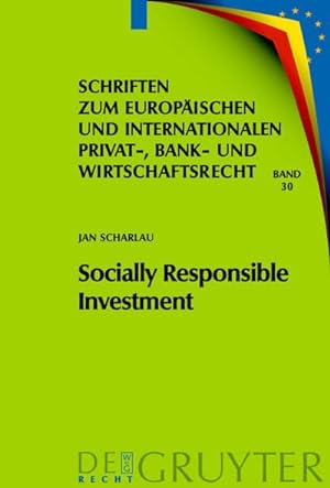 Seller image for Socially Responsible Investment for sale by BuchWeltWeit Ludwig Meier e.K.