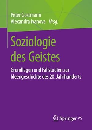 Seller image for Soziologie des Geistes for sale by BuchWeltWeit Ludwig Meier e.K.