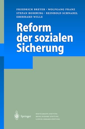 Image du vendeur pour Reform der sozialen Sicherung mis en vente par BuchWeltWeit Ludwig Meier e.K.