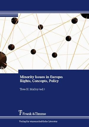 Imagen del vendedor de Minority Issues in Europe: Rights, Concepts, Policy a la venta por BuchWeltWeit Ludwig Meier e.K.