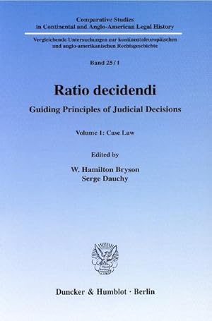 Immagine del venditore per Ratio decidendi. venduto da BuchWeltWeit Ludwig Meier e.K.