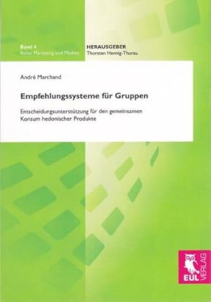Seller image for Empfehlungssysteme fr Gruppen for sale by BuchWeltWeit Ludwig Meier e.K.