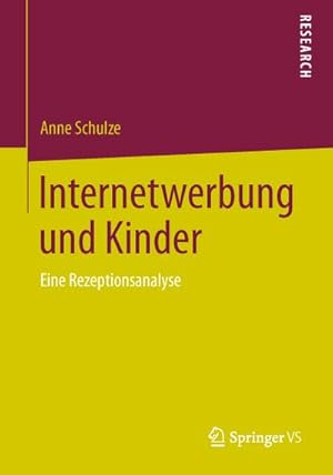 Immagine del venditore per Internetwerbung und Kinder venduto da BuchWeltWeit Ludwig Meier e.K.