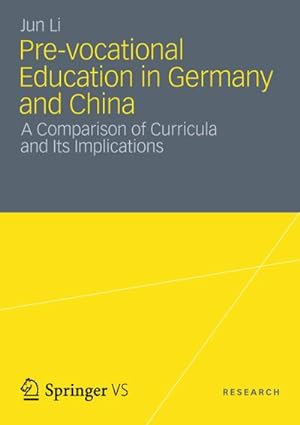 Seller image for Pre-vocational Education in Germany and China for sale by BuchWeltWeit Ludwig Meier e.K.