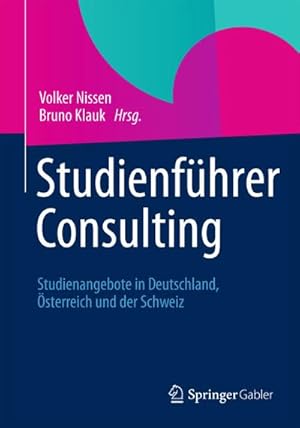 Seller image for Studienfhrer Consulting for sale by BuchWeltWeit Ludwig Meier e.K.