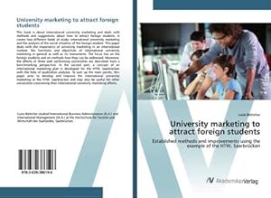 Image du vendeur pour University marketing to attract foreign students mis en vente par BuchWeltWeit Ludwig Meier e.K.