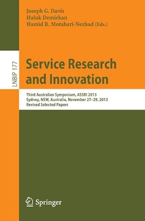 Seller image for Service Research and Innovation for sale by BuchWeltWeit Ludwig Meier e.K.