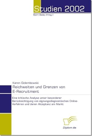 Seller image for Reichweiten und Grenzen von e-Recruitment for sale by BuchWeltWeit Ludwig Meier e.K.