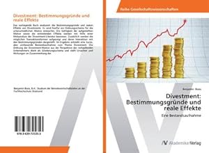 Seller image for Divestment: Bestimmungsgrnde und reale Effekte for sale by BuchWeltWeit Ludwig Meier e.K.
