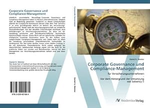 Seller image for Corporate Governance und Compliance-Management for sale by BuchWeltWeit Ludwig Meier e.K.