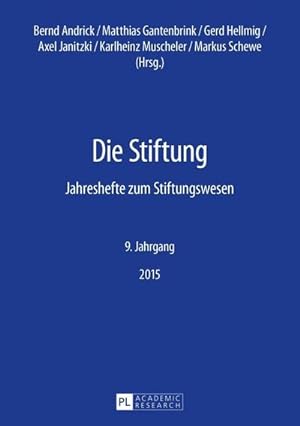 Seller image for Die Stiftung for sale by BuchWeltWeit Ludwig Meier e.K.