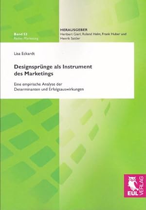 Seller image for Designsprnge als Instrument des Marketings for sale by BuchWeltWeit Ludwig Meier e.K.