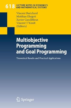 Imagen del vendedor de Multiobjective Programming and Goal Programming a la venta por BuchWeltWeit Ludwig Meier e.K.