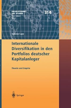 Bild des Verkufers fr Internationale Diversifikation in den Portfolios deutscher Kapitalanleger zum Verkauf von BuchWeltWeit Ludwig Meier e.K.