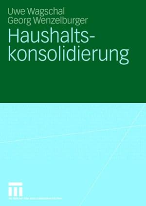 Seller image for Haushaltskonsolidierung for sale by BuchWeltWeit Ludwig Meier e.K.