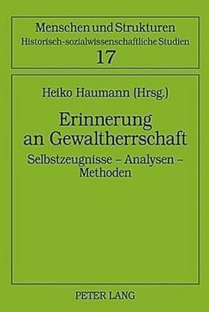 Seller image for Erinnerung an Gewaltherrschaft for sale by BuchWeltWeit Ludwig Meier e.K.