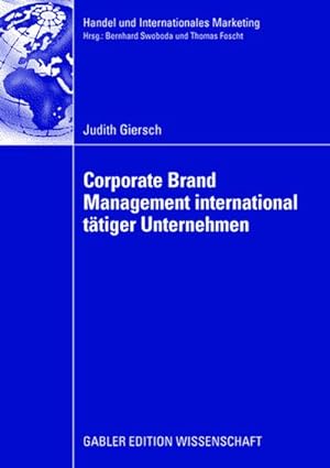 Bild des Verkufers fr Corporate Brand Management international ttiger Unternehmen zum Verkauf von BuchWeltWeit Ludwig Meier e.K.