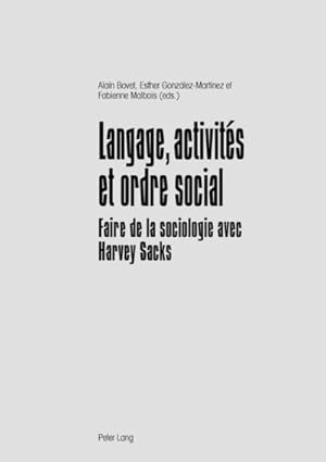 Seller image for Langage, activits et ordre social for sale by BuchWeltWeit Ludwig Meier e.K.
