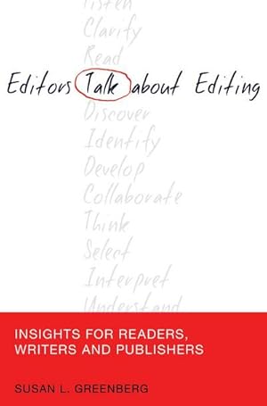 Seller image for Editors Talk about Editing for sale by BuchWeltWeit Ludwig Meier e.K.