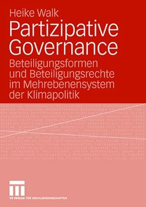 Seller image for Partizipative Governance for sale by BuchWeltWeit Ludwig Meier e.K.