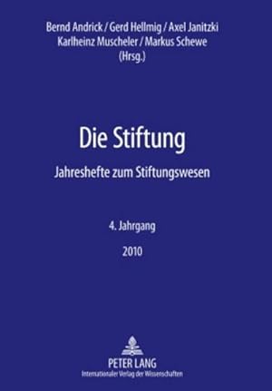Seller image for Die Stiftung for sale by BuchWeltWeit Ludwig Meier e.K.