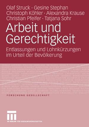 Image du vendeur pour Arbeit und Gerechtigkeit mis en vente par BuchWeltWeit Ludwig Meier e.K.