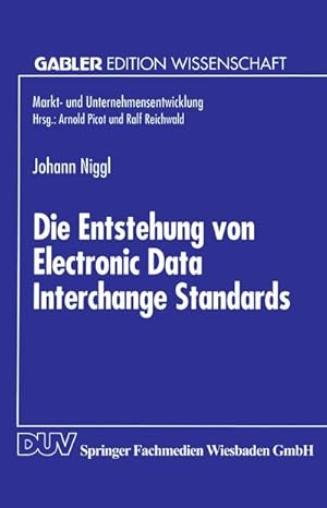 Immagine del venditore per Die Entstehung von Electronic Data Interchange Standards venduto da BuchWeltWeit Ludwig Meier e.K.