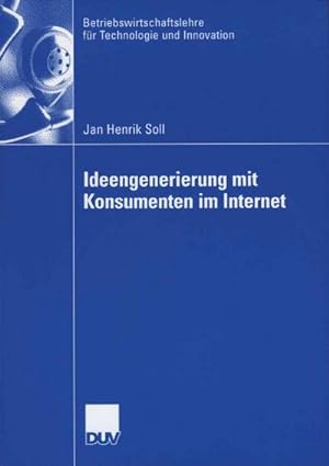 Seller image for Ideengenerierung mit Konsumenten im Internet for sale by BuchWeltWeit Ludwig Meier e.K.