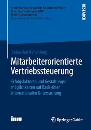 Seller image for Mitarbeiterorientierte Vertriebssteuerung for sale by BuchWeltWeit Ludwig Meier e.K.