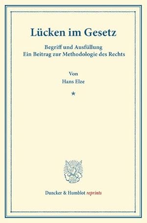 Imagen del vendedor de Lcken im Gesetz a la venta por BuchWeltWeit Ludwig Meier e.K.