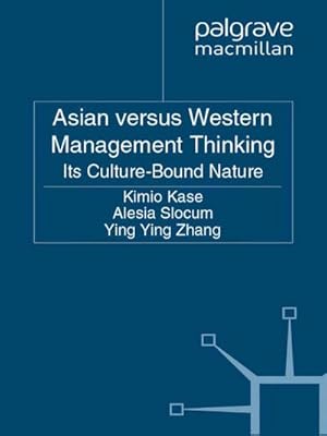 Seller image for Asian versus Western Management Thinking for sale by BuchWeltWeit Ludwig Meier e.K.