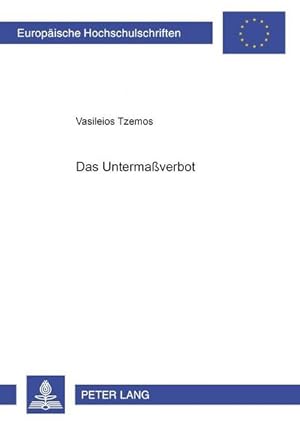 Imagen del vendedor de Das Untermaverbot a la venta por BuchWeltWeit Ludwig Meier e.K.