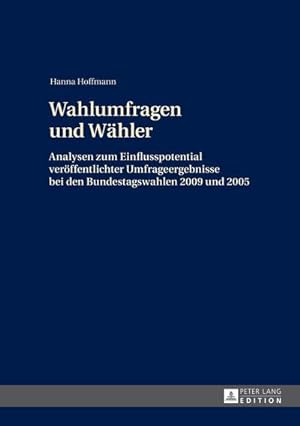 Immagine del venditore per Wahlumfragen und Whler venduto da BuchWeltWeit Ludwig Meier e.K.