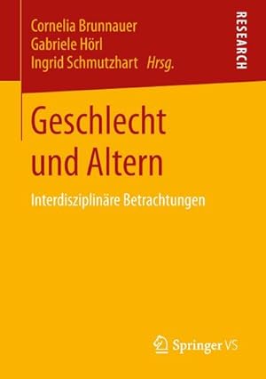 Imagen del vendedor de Geschlecht und Altern a la venta por BuchWeltWeit Ludwig Meier e.K.