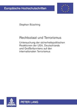Seller image for Rechtsstaat und Terrorismus for sale by BuchWeltWeit Ludwig Meier e.K.