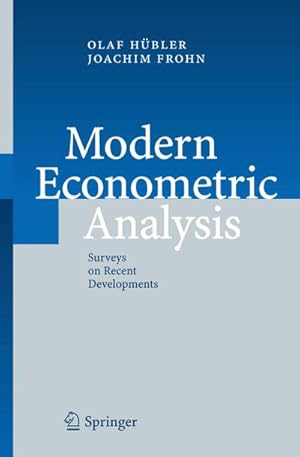 Bild des Verkufers fr Modern Econometric Analysis zum Verkauf von BuchWeltWeit Ludwig Meier e.K.