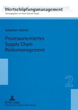 Seller image for Prozessorientiertes Supply Chain Risikomanagement for sale by BuchWeltWeit Ludwig Meier e.K.