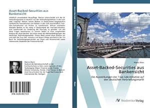 Seller image for Asset-Backed-Securities aus Bankensicht for sale by BuchWeltWeit Ludwig Meier e.K.