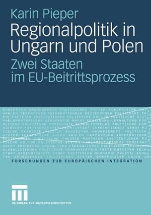 Seller image for Regionalpolitik in Ungarn und Polen for sale by BuchWeltWeit Ludwig Meier e.K.
