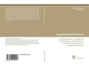 Bild des Verkufers fr Logistikmarkt Russland zum Verkauf von BuchWeltWeit Ludwig Meier e.K.