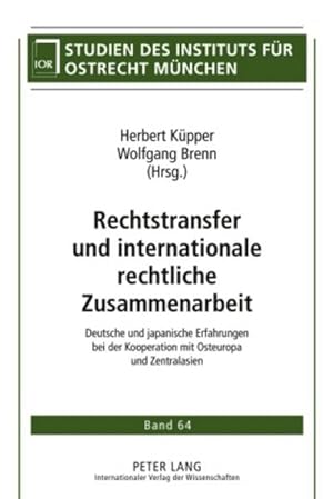 Imagen del vendedor de Rechtstransfer und internationale rechtliche Zusammenarbeit a la venta por BuchWeltWeit Ludwig Meier e.K.