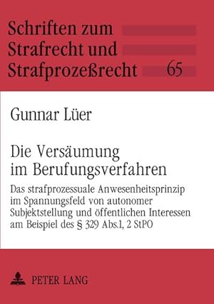 Bild des Verkufers fr Die Versumung im Berufungsverfahren zum Verkauf von BuchWeltWeit Ludwig Meier e.K.
