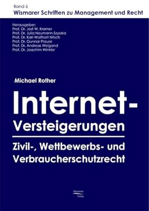 Immagine del venditore per Internet-Versteigerungen venduto da BuchWeltWeit Ludwig Meier e.K.