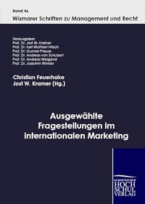 Seller image for Ausgewhlte Fragestellungen im internationalen Marketing for sale by BuchWeltWeit Ludwig Meier e.K.
