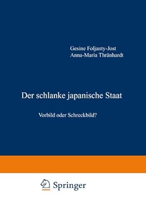 Immagine del venditore per Der schlanke japanische Staat venduto da BuchWeltWeit Ludwig Meier e.K.