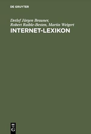 Seller image for Internet-Lexikon for sale by BuchWeltWeit Ludwig Meier e.K.