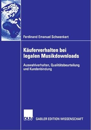 Immagine del venditore per Kuferverhalten bei legalen Musikdownloads venduto da BuchWeltWeit Ludwig Meier e.K.