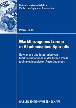 Seller image for Marktbezogenes Lernen in akademischen Spin-Offs for sale by BuchWeltWeit Ludwig Meier e.K.